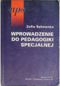 Wprowadzenie do pedagogiki specjalnej