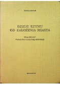 Dzieje Rzymu od założenia miasta Księgi XLI XLV