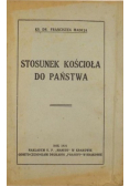 Stosunek kościoła do państwa 1921 r.