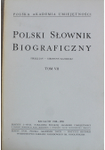Polski Słownik Biograficzny Tom VII