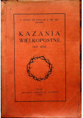 Kazania Wielkopostne 1927 r.