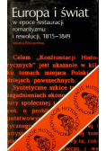 Europa i świat w epoce restauracji romantyzmu i rewolucji 1815-1849