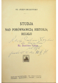Studja nad porównawczą historją religji 1926 r.