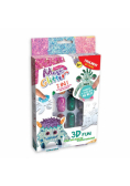Zestaw kreatywny Strigo Magic Glitter stwórz swojego stworka 3D