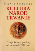 Kultura naród trwanie