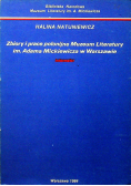 Zbiory i prace polonijne Muzeum Literatury im Adama Mickiewicza w Warszawie