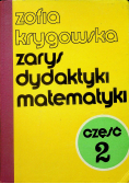 Zarys dydaktyki matematyki część 2