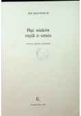 Pięć wieków myśli  sztuce