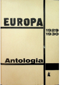 Europa 1929 1930 Antologia