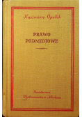 Prawo Podmiotowe