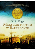 Mgły nad portem w Barcelonie