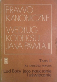 Prawo Kanoniczne Według Kodeksu Jana Pawła II Tom II