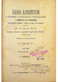 Kazania katechetyczne Tom III 1903 r.