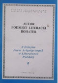 Z dziejów form artystycznych w literaturze polskiej Tom LXIII