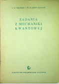 Zadania z mechaniki kwantowej