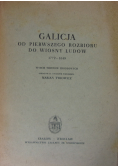 Galicja od pierwszego rozbioru do wiosny ludów 1772-1849