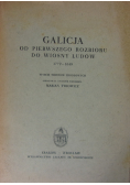 Galicja od pierwszego rozbioru do wiosny ludów 1772  1849