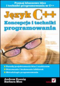 Język C ++ Koncepcje i techniki programowania