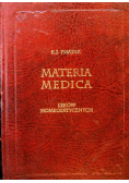 Materia Medica leków homeopatycznych