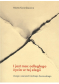 I jest moc odległego życia w tej elegii