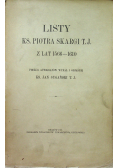 Listy ks Piotra Skargi TJ 1912 r.