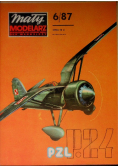 Mały modelarz Nr 6 / 87 Samolot myśliwski PZL P-24 G