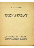 Trzy struny 1919 r.