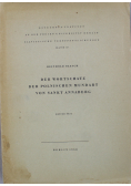 Der Wortschatz der polnischen Mundart von Sankt Annaberg