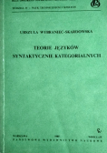 Teorie języków syntaktycznie kategorialnych