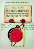 Akta miasta Przeworska