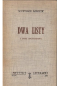 Dwa listy i inne opowiadania