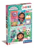 Puzzle 2x60 Super Kolor Gabby's Dollhouse