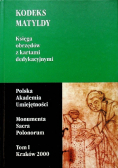 Kodeks matyldy księga obrzędów z kartami dedykacyjnymi