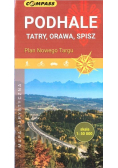 Mapa turystyczna - Podhale, Tatry, Orawa..1:50 000