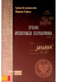 Sprawa operacyjnego rozpracowania