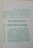 Ostatnie słowa