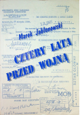 Cztery lata przed wojną