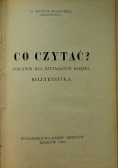 Co czytać  1932 r