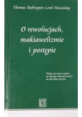O rewolucjach makiawelizmie i postępie