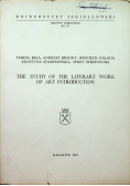 The study of the literary work of art introduction