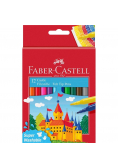 Flamastry Zamek 12 kolorów FABER CASTELL