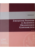 Zarządzanie finansami w Złożonych Organizacjach Gospodarczych