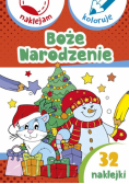 Boże Narodzenie Naklejam i koloruję