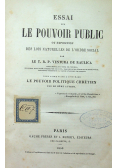 Essai sur le pouvoir public 1859 r
