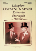 Leksykon Ostatni Naiwni Kabaretu Starszych Panów