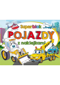 Superblok z naklejkami. Pojazdy