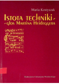 Istota techniki - głos Martina Heideggera