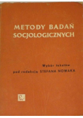 Metody badań socjologicznych