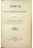 Triduum dla kapłanów 1895 r.
