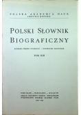 Polski słownik biograficzny Tom XIII